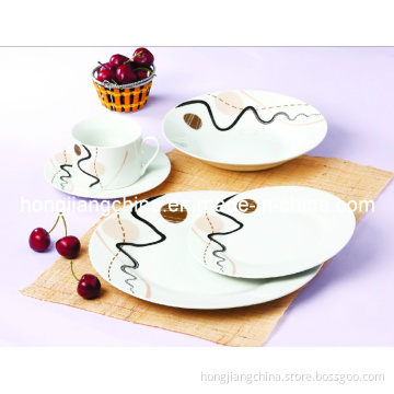 20PCS Dinner Set Side Flower Decor